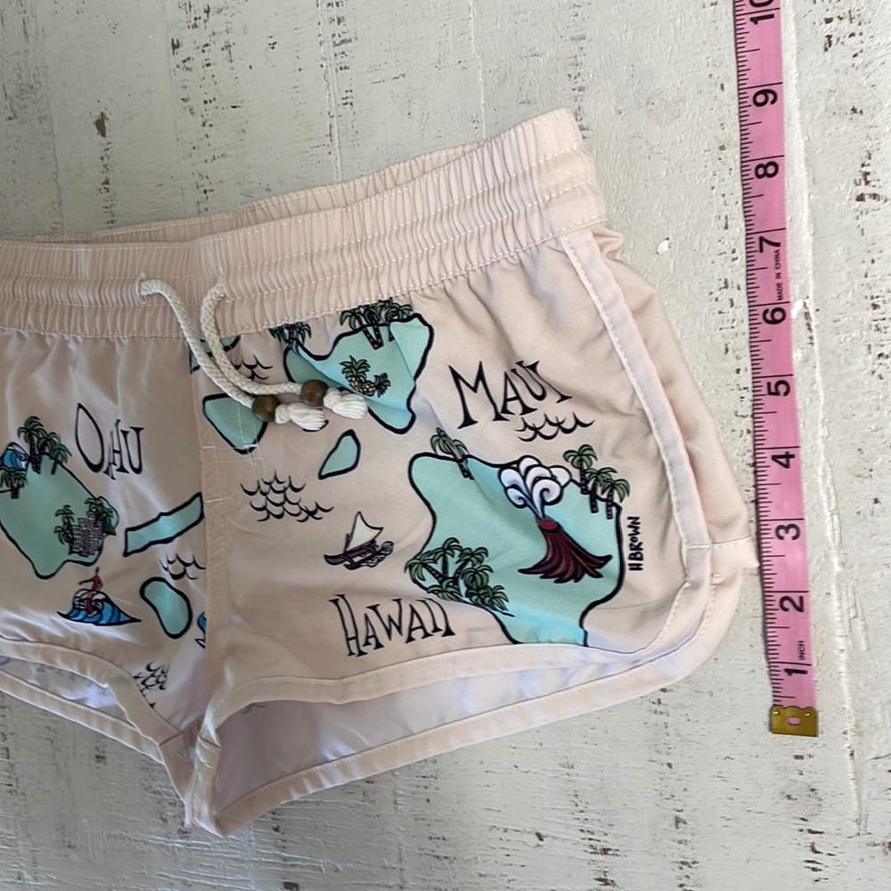 Heather Brown Hawaii Island Hopper Boardies Board Surf Shorts - Picture 10 of 10